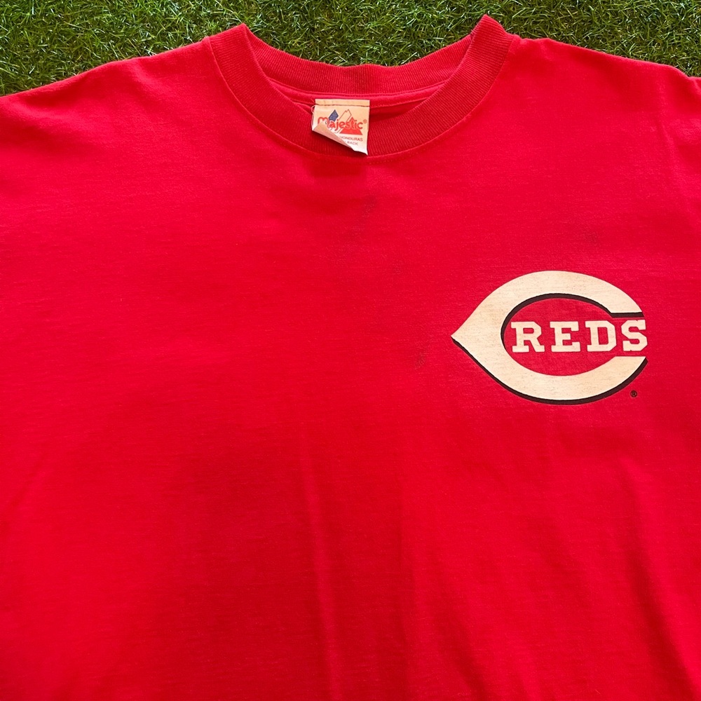 Vintage 90s Cincinnati Reds T-Shirt Majestic Size Large